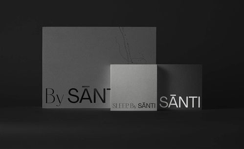 平面设计 Santi 豪华床上用品公司品牌形象设计